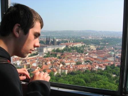 Praha 2008 - výhled z Petřínské rozhledny